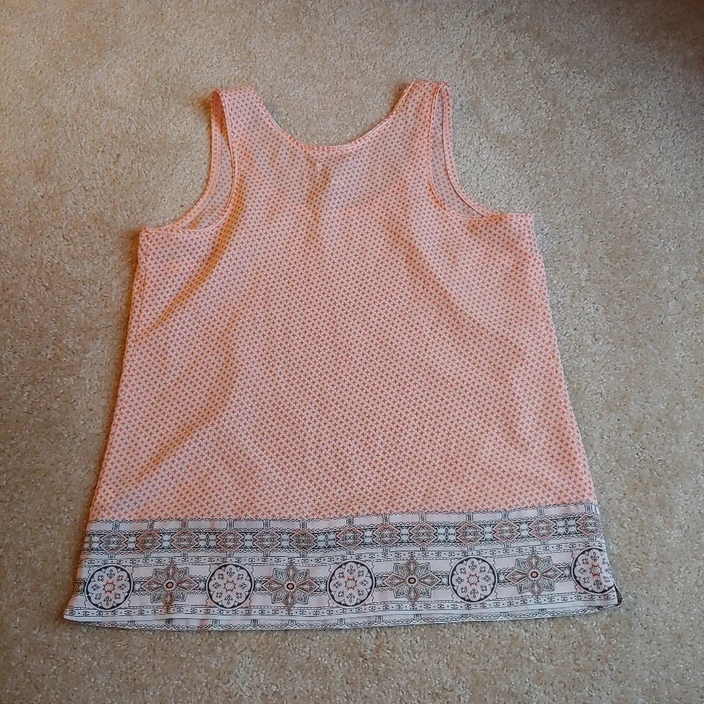 NWOT Old Navy semi sheer orange tank top